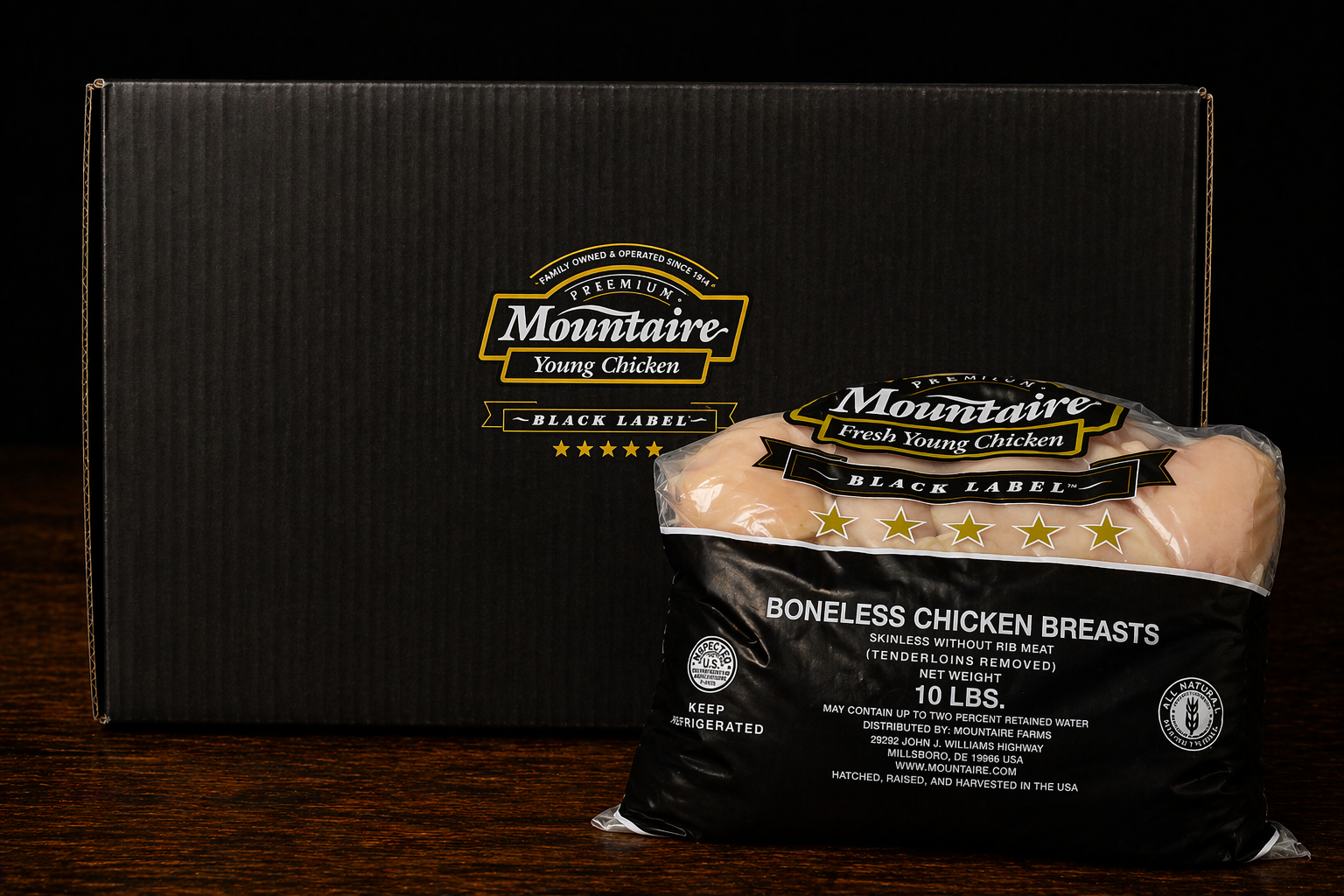 Mountaire Boneless Chicken Breats at Minore's Meats